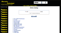 Desktop Screenshot of alternative-technologies.org